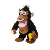 Cadeaux d'anniversaire pour enfants, singe en peluche pas cher, jouet électrique doux pour enfants, animal en peluche éducatif, jouets électroniques en peluche