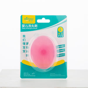 Peine de champú de silicona para bebé, limpieza de baño, exfoliante, champú de masaje para bebé - Product Image 6