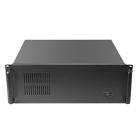 4u serveur rackmount noir châssis l'industrie cas cas courtes fournisseur