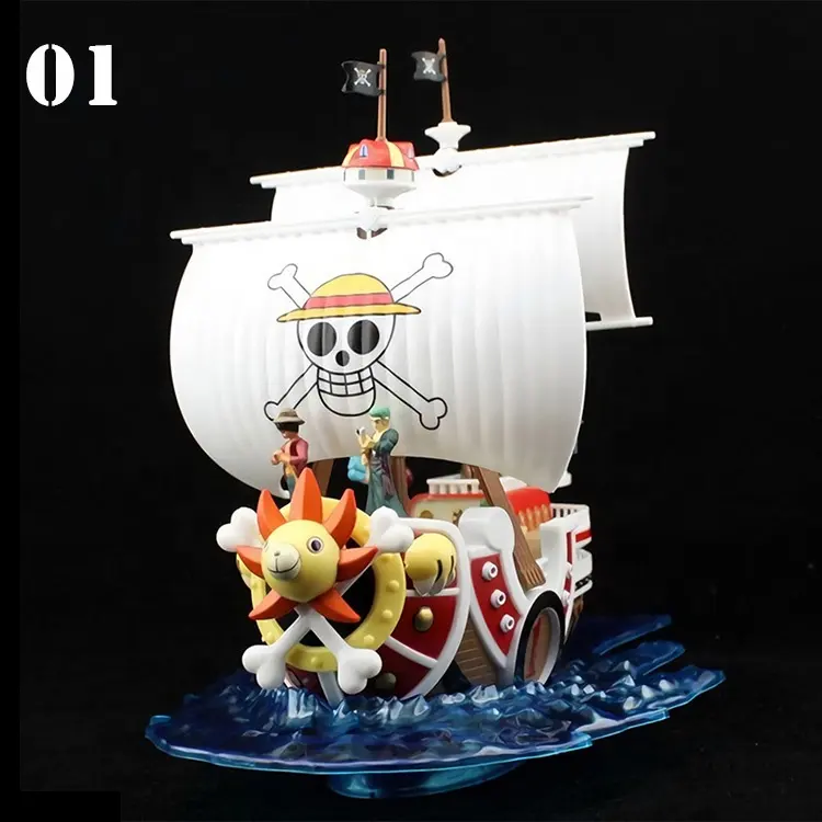 Anime populaire japonais Anime une pièce Mini figurine PVC assembler bateau Pirate modèle jouet