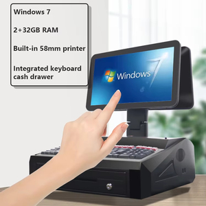 Pantalla táctil <span class=keywords><strong>de</strong></span> doble pantalla <span class=keywords><strong>de</strong></span> 15,6 ", sistemas POS todo en uno, Terminal <span class=keywords><strong>de</strong></span> registro, tiendas minoristas inteligentes, pago con cajón <span class=keywords><strong>de</strong></span> efectivo <span class=keywords><strong>de</strong></span> impresora - Product Image 4
