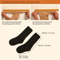 Chaussettes personnalisées pour jeunes diabétiques, hommes, femmes, unisexe, amples, antidérapantes, extra larges, pour pieds enflés, surdimensionnées, très extensibles, mi-mollet
