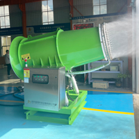 Canon à brouillard automatique de 80 mètres, pulvérisateur, élimination de la poussière sur les chantiers, souffleur de brouillard, équipement de protection de l'environnement