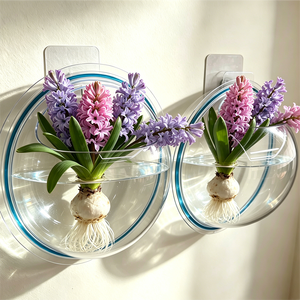 Nouvelle bannière murale transparente de style nordique et pot <span class=keywords><strong>suspendu</strong></span> en <span class=keywords><strong>plastique</strong></span> transparent pour la décoration intérieure - Product Image 4