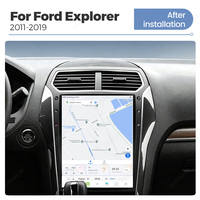Autoradio Android DUDUAUTO avec connexion Bluetooth, caméra 360°, navigation multimédia UIS7865 pour Ford Explorer 2011-2019 13,8 pouces