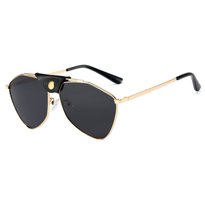 MS 1929 nuovi <span class=keywords><strong>occhiali</strong></span> <span class=keywords><strong>da</strong></span> <span class=keywords><strong>sole</strong></span> polarizzati <span class=keywords><strong>da</strong></span> <span class=keywords><strong>donna</strong></span> con struttura in <span class=keywords><strong>metallo</strong></span> poligono Logo OEM personalizzato - Product Image 2