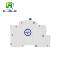 Interruptor de Transferencia Automática (ATS) Dual de 2 Polos, Tipo Riel DIN, para Generador, 63A 80A, 230V CA