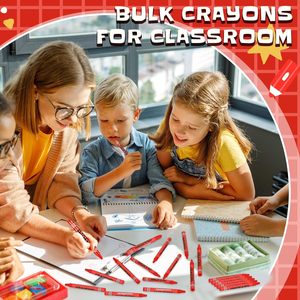 Ensemble de crayons à la cire personnalisés VANTUR pour enfants, 6 couleurs, effaçables, prix de gros professionnel, emballage en boîte de vente au détail - Product Image 5