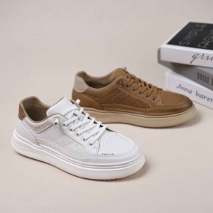 Новые мужские модные скейтерские кроссовки с толстой нескользящей подошвой, удобные и дышащие. - Product Image 2