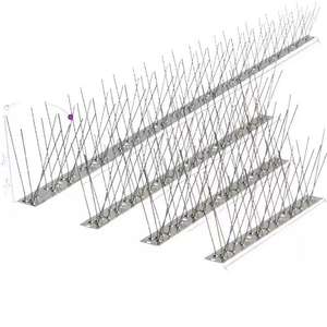 Paku pengusir burung Stainless Steel 304, jalur daya luar ruangan pengusir kucing lembar fabrikasi logam untuk perlindungan bangunan - Product Image 1
