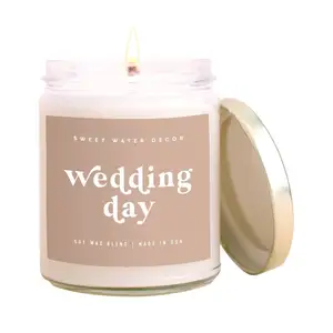 Wedding Scented Candles Romantic Aroma Candles Luxury Aromatherapy Soy Wax Candles Velas Perfumadas