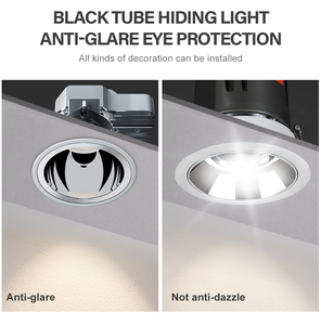 Litecent عالية الطاقة أدى الكوز النازل 40 واط 60 واط 80 واط التصميم الحديث IP20 قابل للتعديل أسفل الأضواء - Product Image 6