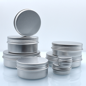 10ml 30ml 50ml 60ml 100ml contenitore di latta tonda in metallo può proteggere il sole barattolo di latta in alluminio barattoli con coperchi crema per la cura della pelle - Product Image 2