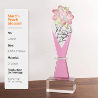 Trophée étoile vierge personnalisé de vente directe d'usine de conception spéciale Plaque de coupe Crystal Liuli Awards Trophée vierge