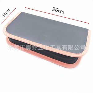 Popular leather soldering iron set, portable hardware repair bag, tool bag, Oxford cloth large storage bag, multiple colors. - Product Image 4