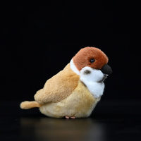 Juguete de Peluche de Gorrion Personalizado, Muñeco de Pájaro Adorable para Jardín Botánico, Tienda de Regalos, Proveedor OEM ODM Personalizado de Fábrica