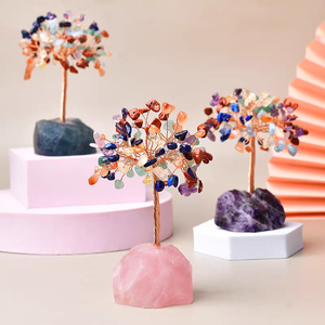 Tự Nhiên 7 Chakra Chữa Bệnh Pha Lê Đá Reiki Thạch Anh Tím Cụm Druzy Cơ Sở Moneytree <span class=keywords><strong>Mini</strong></span> Trang Trí Nội Thất Trang Trí Khảm Hoa - Product Image 5