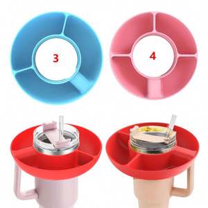 Bol à collation sous vide pour gobelet de 40 oz avec poignée, compatible avec l'isolation thermique des tasses - Product Image 2