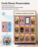 Distributeur automatique de bouquets de fleurs réfrigérés intelligent pour les entreprises de vente de fleurs