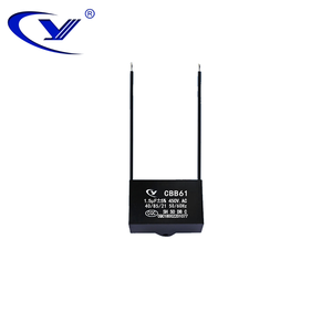 Condensateur auto-réparateur silencieux Chunyuan CBB61 1,5 µF 450 V CA pour démarrage/marche du moteur de réfrigérateur - Product Image 2