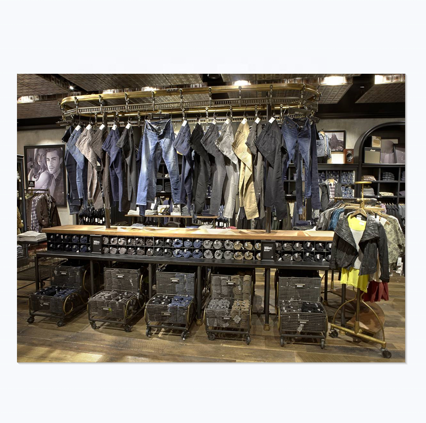 Compre diseño de tienda de muebles para exhibir jeans