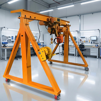 Prix de la grue portique mini portable réglable en aluminium de 5000 kg pour atelier