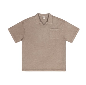 Polo de Hombre de Alta Calidad, Transpirable, <span class=keywords><strong>con</strong></span> Cuello de Botones en Contraste, Doble <span class=keywords><strong>Bolsillo</strong></span>, Mangas Cortas, Impresión Digital - Product Image 2