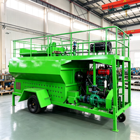 Hydroseeder 3000L pour la végétalisation des pentes montagneuses avec canon de pulvérisation longue portée jusqu'à 85 mètres