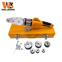 Machine à souder les tuyaux PPR portative - Soudeuse à fusion à chaud de qualité industrielle 1000W pour tuyaux en plastique de 20 à 63 mm avec 1 an de garantie