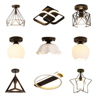 Lámpara de Techo LED Moderna para Pasillo, Corredor, Cuadrada, Redonda, de Superficie, Luz LED de Techo para Interiores, Decorativa para el Hogar, Luz para Pasillo