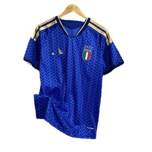 ジャージーファン向けイタリア代表ホーム＆アウェイサッカーユニフォーム半袖VネックTシャツカスタムクロスボーダーヘアサマーエディション - Product Image 5