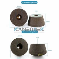 KANEOTEK meule plate en carbure de silicium meule à disque incurvé pour affûtage du granit outils en carbure