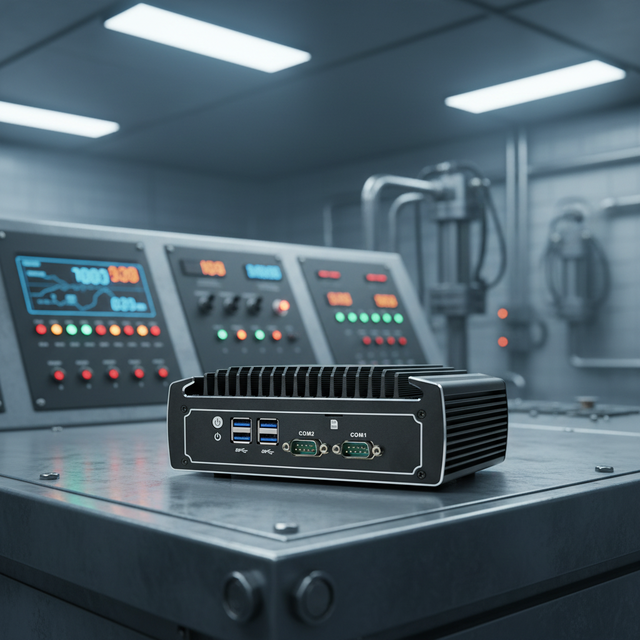 Dual LAN Nano PC Intel Core I7 CPU Fanless Mini Industrial Computer TPM 2.0 Windows 11