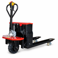 Chariot élévateur à palettes électrique à batterie lithium 2,5T 3T 5T, transpalette manuel AWD à pneus pleins pour quai de chargement, entrepôt et usage en usine