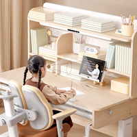 Prix usine hauteur réglable enfants bureau d'apprentissage fabricant en gros en bois ergonomique enfants table d'étude pour enfant