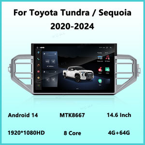 Écran autoradio Android 14,6 pouces pour Toyota Tundra Sequoia 2020 - 2024 Navigation GPS automatique CarPlay sans fil Unité principale Moniteur - Product Image 2