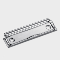 Portapapeles de Metal versátil de 100mm, tableros de Clip de escritura, accesorios de carpeta de archivos de papel A4 de hierro pequeño con tornillos
