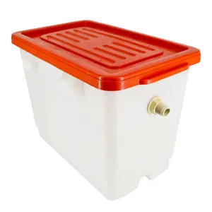 Tanque de agua de descompresión de presión portátil regulado para sistema de bebida de pollo Válvula de bola de flotador de ahorro de agua engrosada