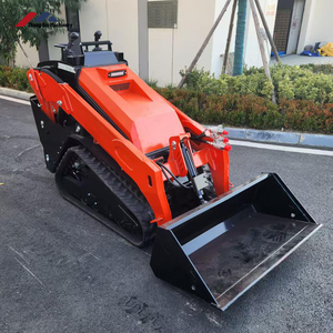 FREE SHIPPING Household Garden New <strong>Small</strong> Mini <strong>Loader</strong> Crawler Track Mini Skid Steer <strong>Loader</strong> With Fork - Product Image 3