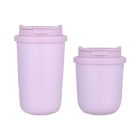 Mug isotherme à couvercle rabattable 500 ml en acier inoxydable, gobelet portable, maintien de la chaleur et du froid, possibilité d'ajouter un logo personnalisé