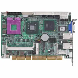 Motherboard industri asli untuk COMMELL kartu CPU PISA setengah-ukuran HS-873P mendukung CPU Intel Penryn