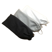 Étui pour lunettes de soleil en microfibre, pochette souple avec cordon de serrage, forme rectangulaire pour lunettes