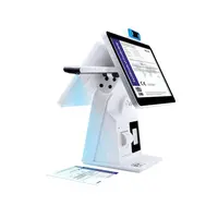 Computer System 15" Ordering Machine Desktop Computer Single Double Retail Pos Touch Screen Monitor All In 1 Pos System With Windows Android