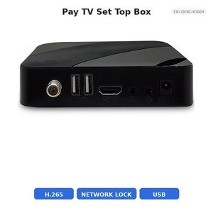 Receptor de TV por Cable DVB-C H.265 con Bloqueo Automático de Red HD AV USB para Operador de Cable ERI-DVBCHD004 - Product Image 1