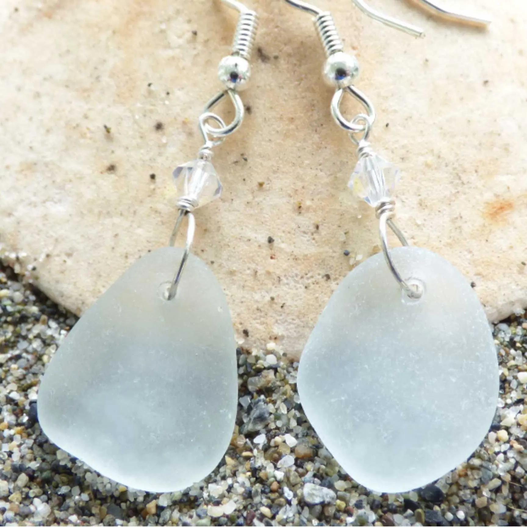 How to Make Sea Glass Jewelry DIY Sea Glass Earrings Easy Sea Glass Crafts Projects