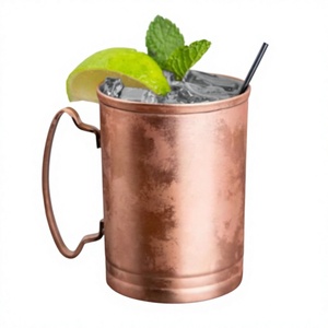 Premium Quality Ginger Beer <b>Mug</b> Bar Supplies Reusable Dishwasher Safe Insulated Copper <b>Mugs</b> For Soft Drinks Drinkware Use - Product Image 1
