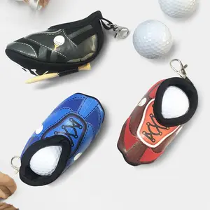 Factory price shoes design Golf recycle neoprene balls tees storage bags OEM golf accessories bag with printing logo