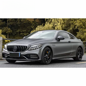 2015-2021 Mercedes W205 Classe C Kit de carrosserie automatique coupé mise à niveau C63 AMG pare-chocs avant arrière lèvre Grille Spoiler capot garde-boue tout nouveau - Product Image 5