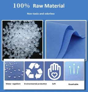 رداء غير منسوج 35 جم و 40 جم و 45 جم و 45 جم و 45 جم/متر مربع خفيف الوزن ومقاوم للماء قماش PP - Product Image 4