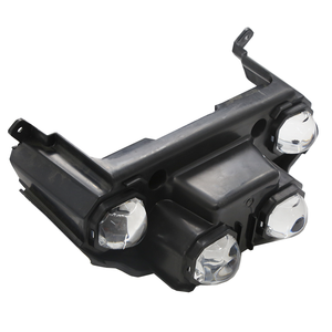 Faro de luz de color para motocicleta eléctrica con luz roja faro LED de <span class=keywords><strong>cuatro</strong></span> líneas para Wolf Warriors - Product Image 1